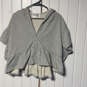 BUCKETLIST Gray Blouse